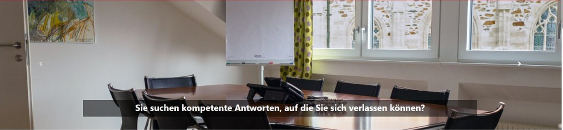 Besprechungsraum der Kanzlei in Eferding